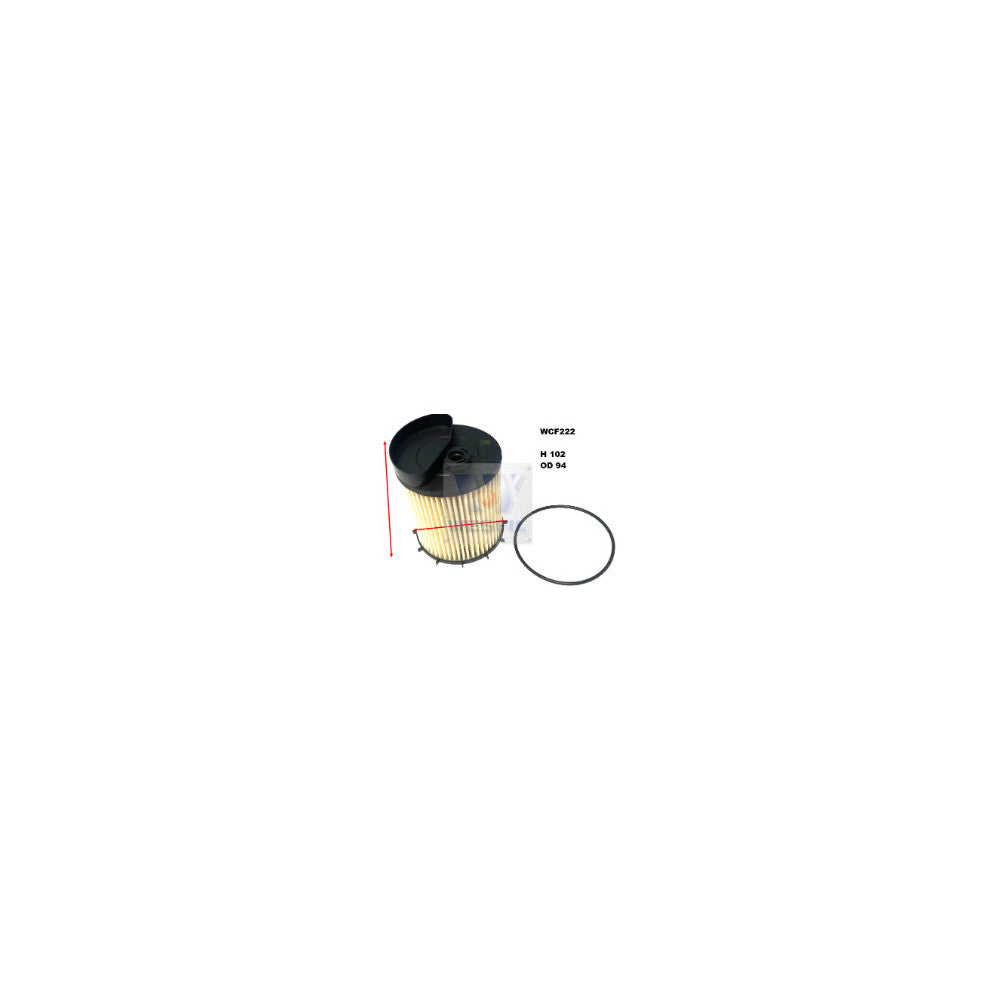 Wesfil DIESEL FUEL FILTER R2706P SSANGYONG - WCF222