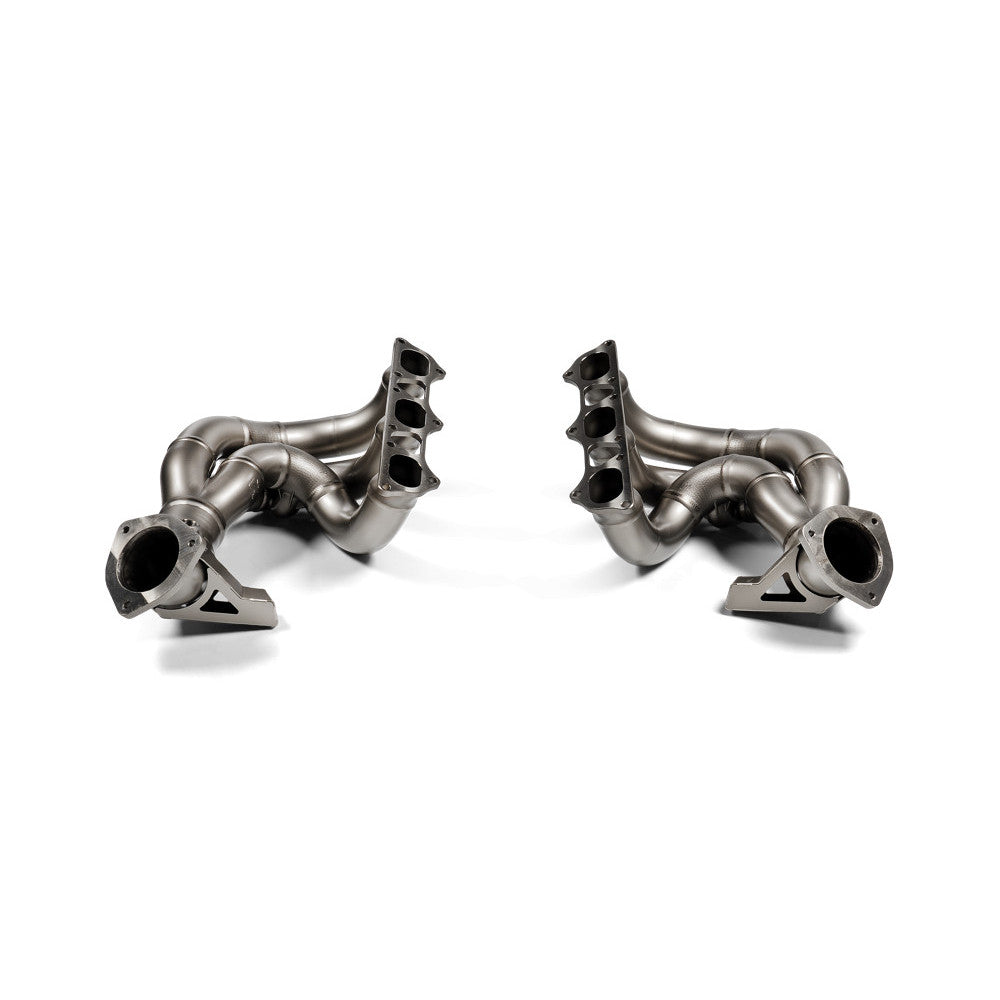 Akrapovic Evolution Header Set (Titanium) Porsche 718 Cayman GT4 RS