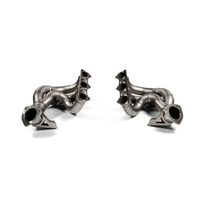 Akrapovic Evolution Header Set (Titanium) Porsche 718 Cayman GT4 RS