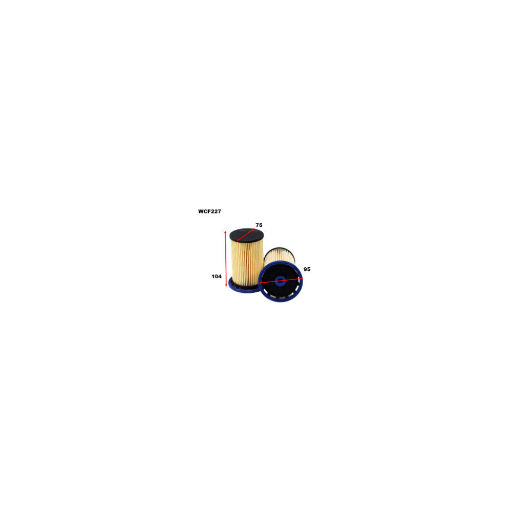 Wesfil DIESEL FUEL FILTER R2707P VW/PORSCHE - WCF227