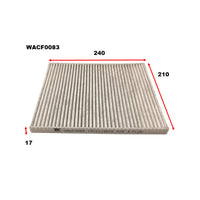 Wesfil CABIN FILTER RCA173P KIAWACF0083