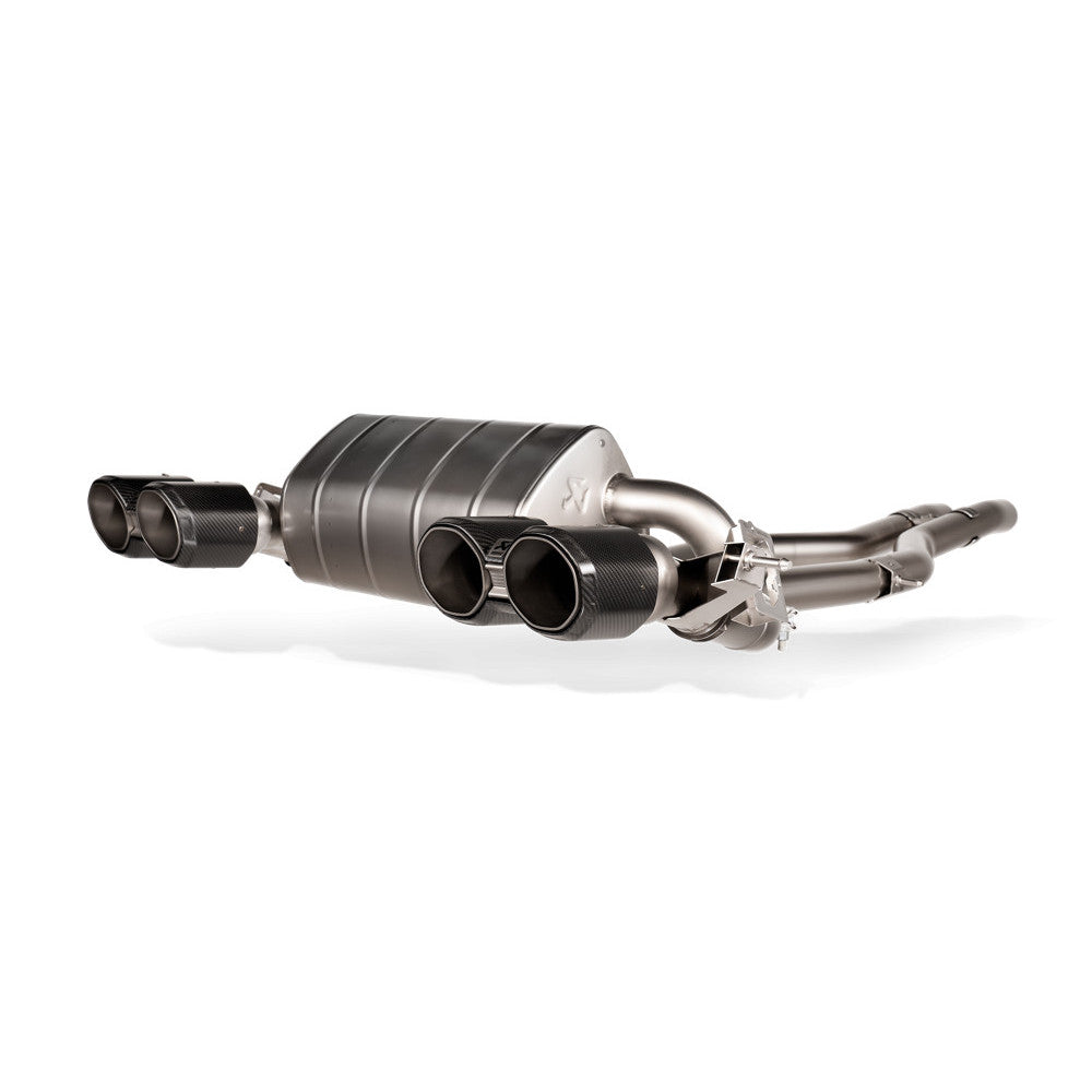 Akrapovic Exhaust System for BMW M2 (G87) with Akrapovic Chopped Carbon Tail Pipe Set for G8X M2/M3