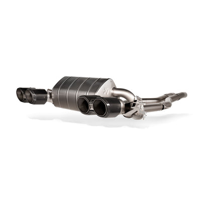 Akrapovic Exhaust System for BMW M2 (G87) with Akrapovic Chopped Carbon Tail Pipe Set for G8X M2/M3