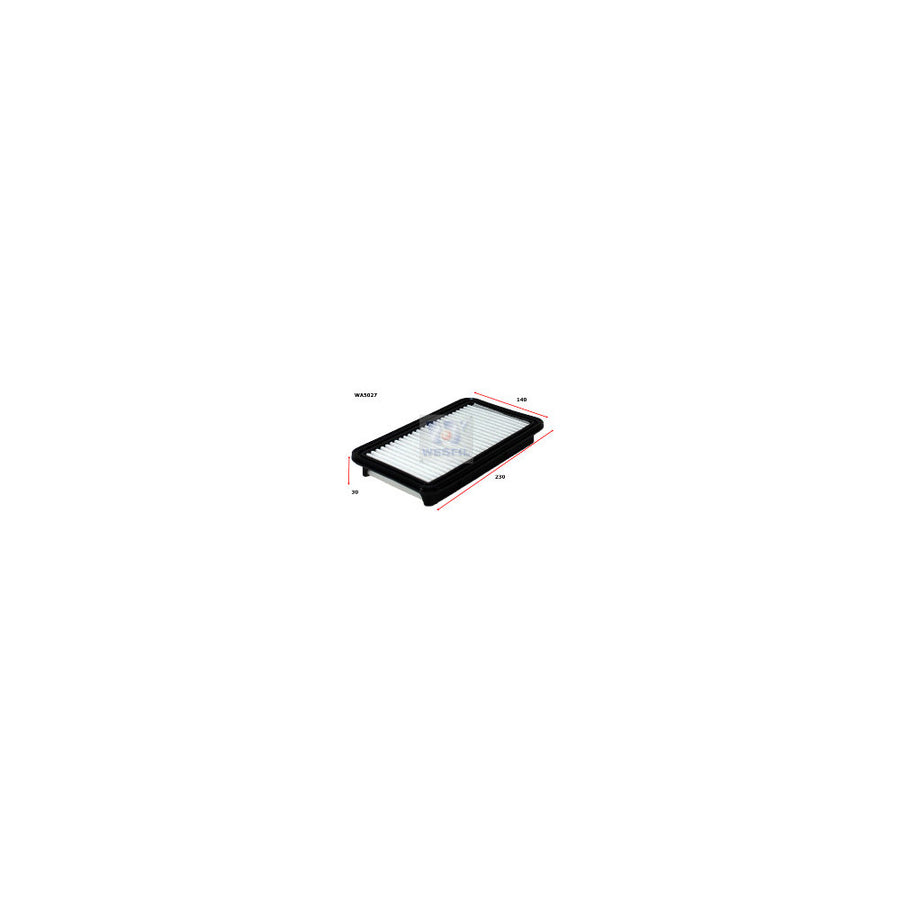 Wesfil AIR FILTER A1629 SUZUKI - WA5027