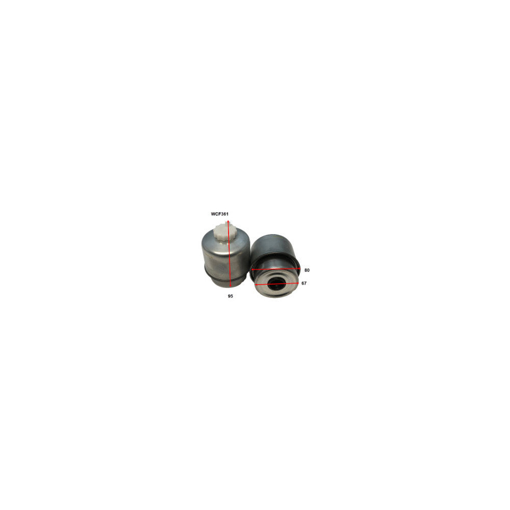 Wesfil DIESEL FUEL FILTER UNIVERSAL ELEMENT ASSEMBLY 5 MICRON - WCF361