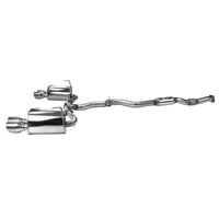 Invidia Q300 Turbo Back Exhaust - Rolled Titanium Blue Tips Subaru WRX 15-21 (6MT)