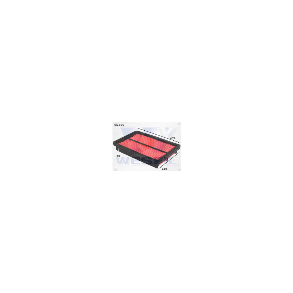 Wesfil AIR FILTER A1289 FORD/MAZDA - WA935