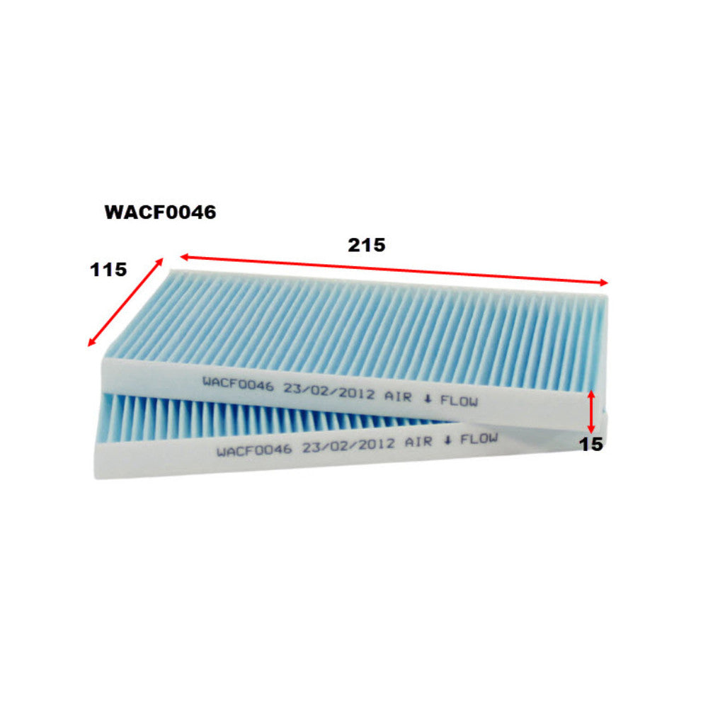 Wesfil CABIN FILTER RCA195P HYUNDAI/KIAWACF0046
