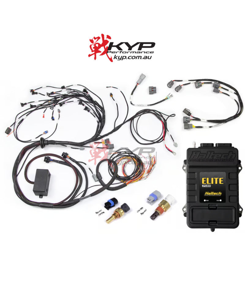 HALTECH Elite 2500 + Terminated Harness Kit for Nissan RB Twin Cam With Series 2 (late) ignition type sub harness