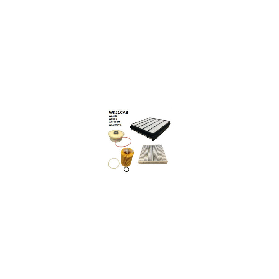 Wesfil FILTER SERVICE KIT RSK18C TOYOTA LANDCRUISER FILTER SERVICE KIT TOYOTA - WK21CAB