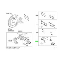TOYOTA OEM ANH20/GGH20/AGH30/ACR30/GSR50/ACR50 Rear brake Rebuild kit 04479-28180
