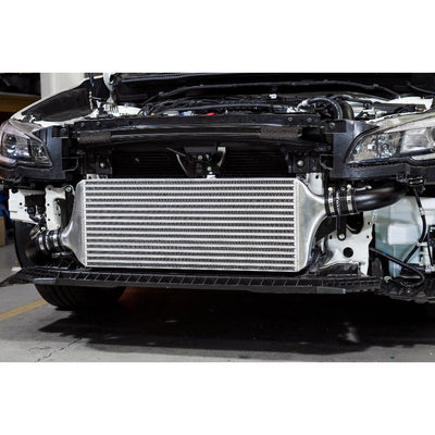 Process West Front Mount Intercooler Kit w/Black Core, Black Piping for Subaru WRX VA 15-21 - PWFMIC07B