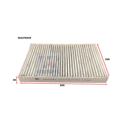 Wesfil CABIN FILTER RCA139C AUDI/VWWACF0039