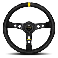MOMO MOD 07 Black Suede 350mm Steering Wheel - 11111811311L