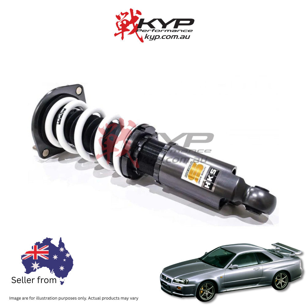 HKS HIPERMAX S SERIES COILOVERS SUSPENSION TYPE FOR NISSAN SKYLINE GT-R BCNR33 BNR34 RB26DETT 80300-AN007
