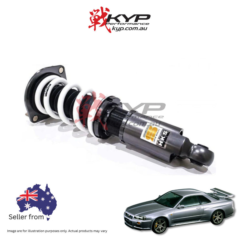 HKS HIPERMAX S SERIES COILOVERS SUSPENSION TYPE FOR NISSAN SKYLINE GT-R BCNR33 BNR34 RB26DETT 80300-AN007