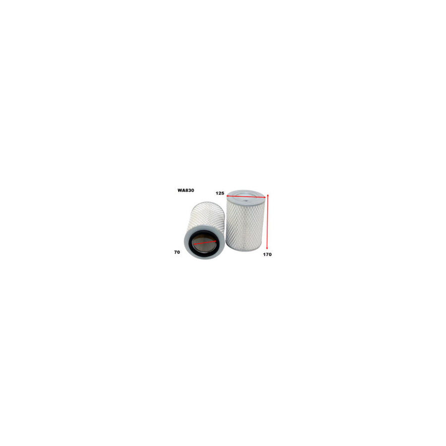 Wesfil AIR FILTER A1203 NISSAN - WA830