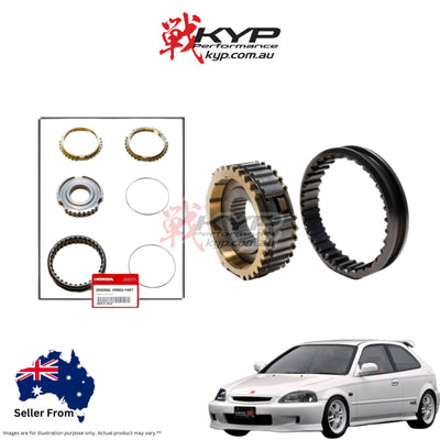 HONDA OEM SYNCHRONIZER (5-R) SLEEVE SET  - EG6 EK4 EK9 DC2 DB7 DB8