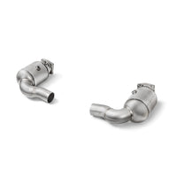 Akrapovic Link Pipe Set w Cat (SS) for 991.2 Turbo
