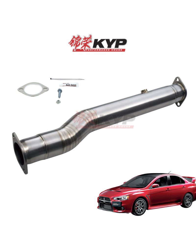 RSE FULL TITANIUM CATALYST STRAIGHT PIPE KIT FOR MITSUBISHI EVO 10 4B11 RB6100-MT02A EVOLUTION X EVOX EVO10