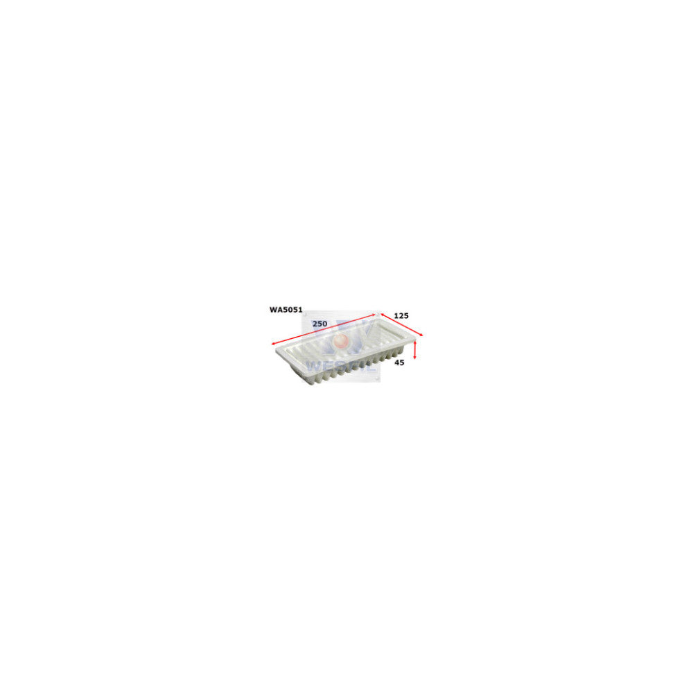 Wesfil AIR FILTER A1738 MITSUBISHI - WA5051