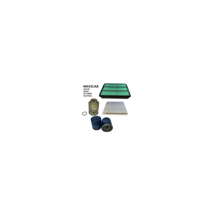 Wesfil FILTER SERVICE KIT RSK3C TOYOTA LANDCRUISER FILTER SERVICE KIT TOYOTA - WK43CAB