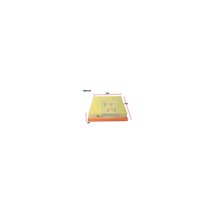 Wesfil AIR FILTER A1847 CHRYSLER - WA5135