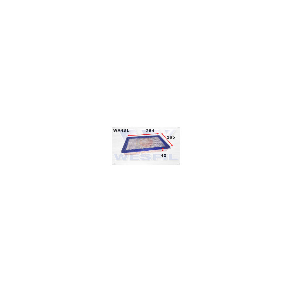Wesfil WA431 - AIR FILTER A431 FORD - WA431
