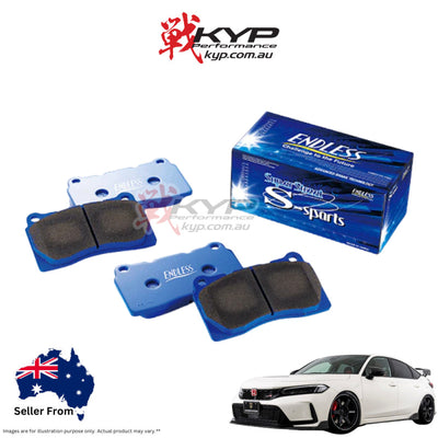 Endless Brake Pads Rear Set Type Super Street S-Sports SSS - Civic Type-R FK8 FL5 Civic FK7 FC1 FL1
