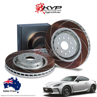 DIXCEL TYPE FC BRAKE DISCS - SUBARU STI 01+/ STI 07+/BRZ TS 17+ ZC6 ZD8 /TOYOTA 86 ZN6 GR86 ZN8 GTS 17+ (5X100 FRONT 326 X 30MM)