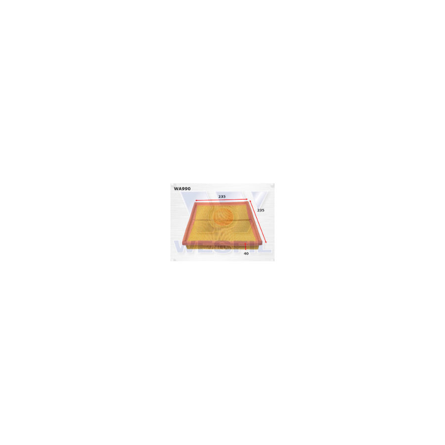 Wesfil AIR FILTER A1480 BMW - WA990