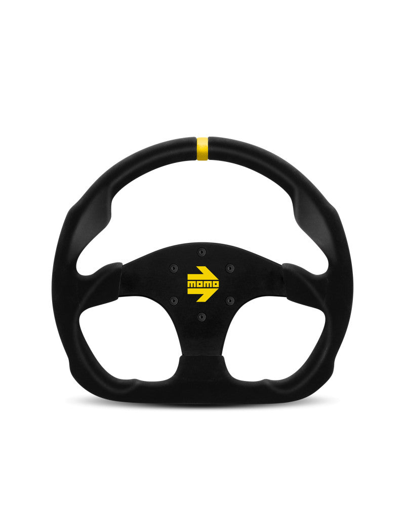 MOMO MOD.30 Black Suede Steering Wheel 320mm - VR30C32SUBLKR