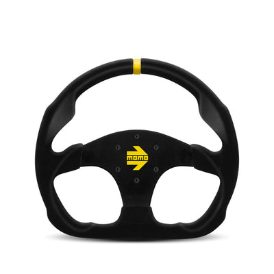 MOMO MOD.30 Black Suede Steering Wheel 320mm - VR30C32SUBLKR