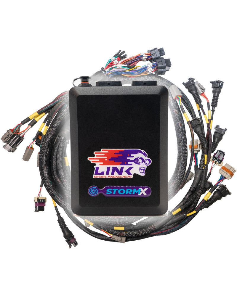 LINK G4X STORMX ECU + TERMINATED LS ENGINE HARNESS DRIVE-BY-CABLE BUNDLE