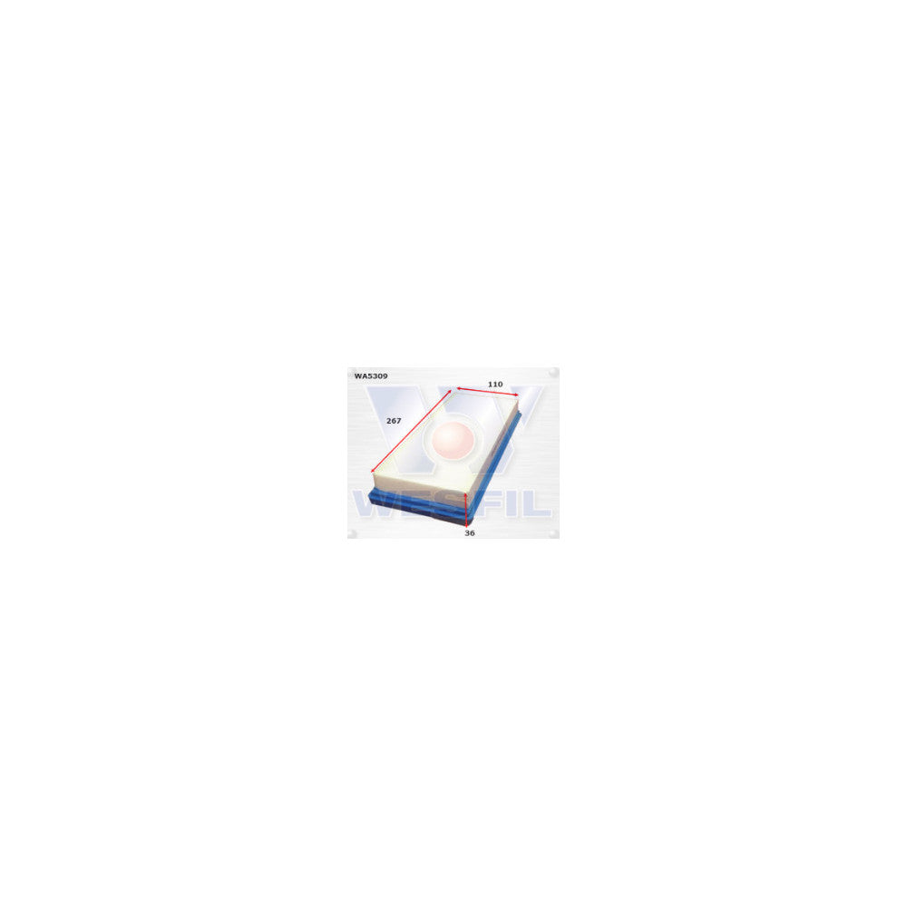 Wesfil AIR FILTER SMART CAR - WA5309