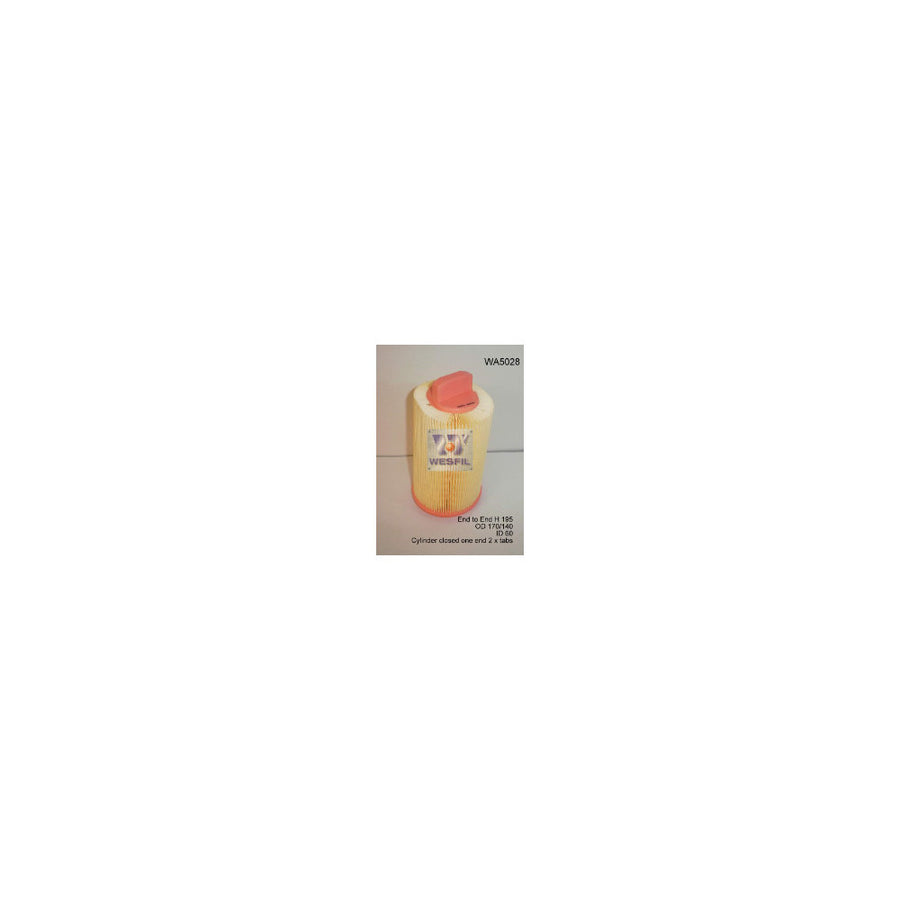 Wesfil AIR FILTER A1602 MERCEDES - WA5028