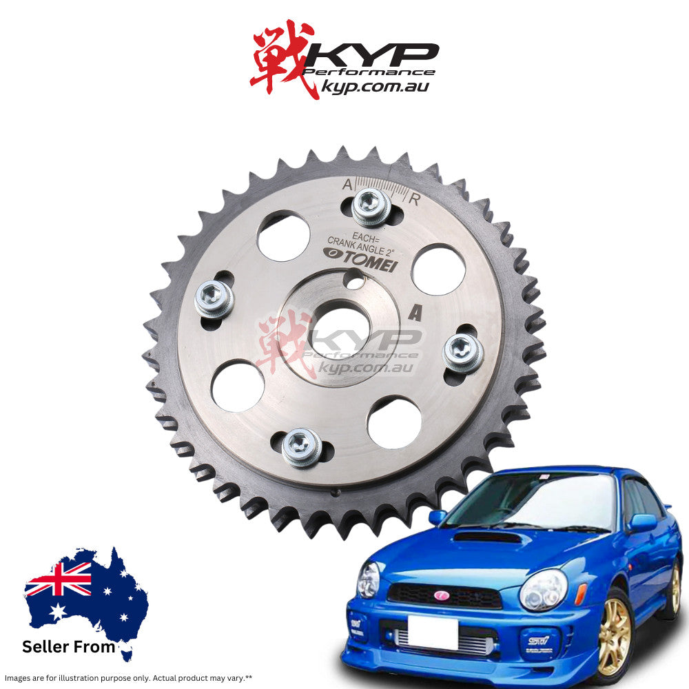 TOMEI ADJUSTABLE CAM GEAR A12/A14/A15 EJ25 FOR SUBARU IMPREZA WRX STI FORESTER LEGACY