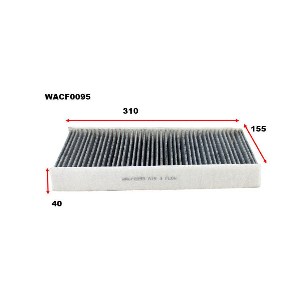 Wesfil CABIN FILTER RCA293P CITROEN/PEUGEOTWACF0095