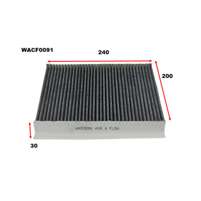 Wesfil CABIN FILTER RCA179P HONDAWACF0091