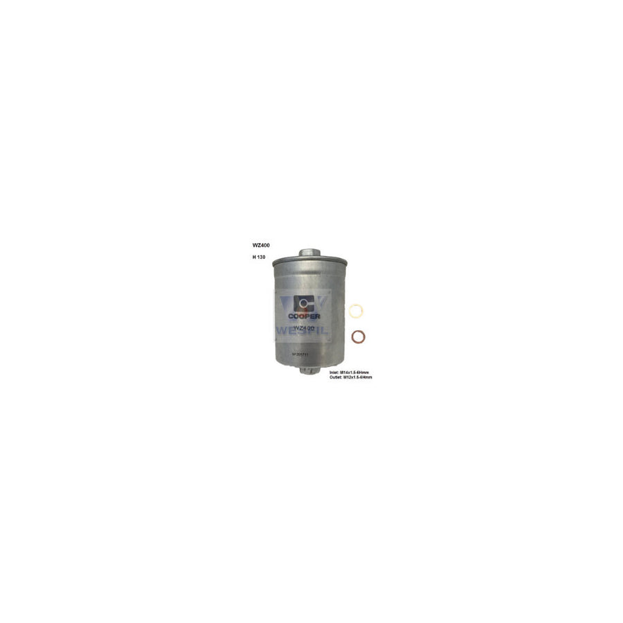 Wesfil EFI FUEL FILTER Z400 AUDI/VW/SAAB/VOLVO - WZ400