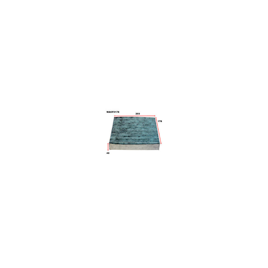 Wesfil CABIN FILTER MITSUBISHIWACF0178