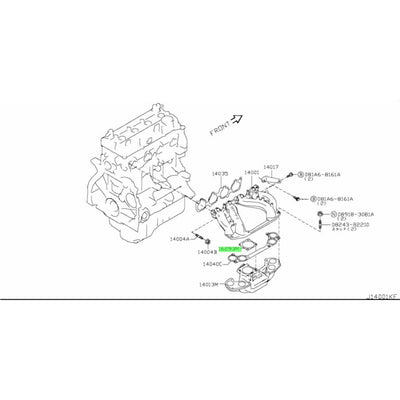 NISSAN OEM THROTTLE CHAMBER GASKET - 16175-ET80A