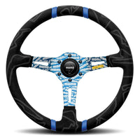 MOMO ULTRA Blue 350mm Steering Wheel - VULTRABLU350