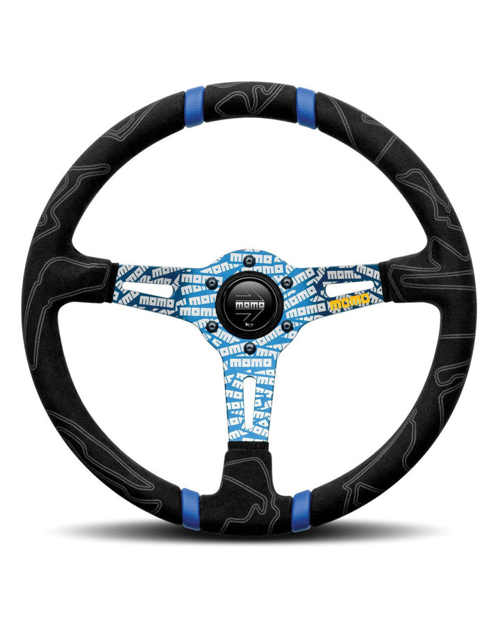MOMO ULTRA Blue 350mm Steering Wheel - VULTRABLU350