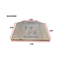 Wesfil CABIN FILTER RCA162P HOLDENWACF0058