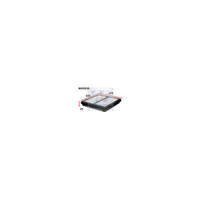 Wesfil AIR FILTER A1625 TOYOTA - WA5036