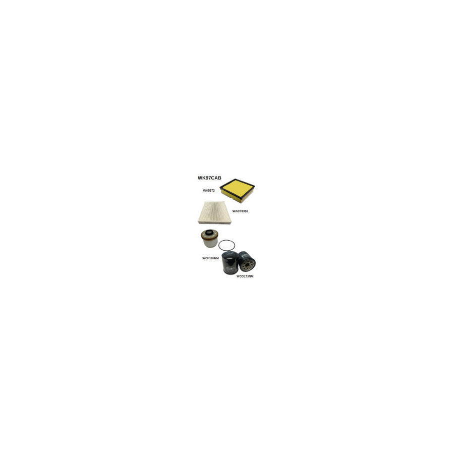 Wesfil FILTER SERVICE KIT RSK60C ISUZU/MAZDA - WK97CAB