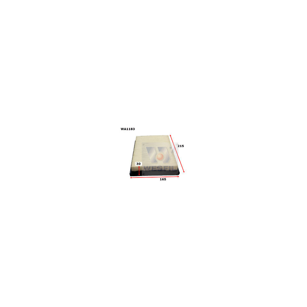 Wesfil AIR FILTER A1552/A1600 FORD - WA1183