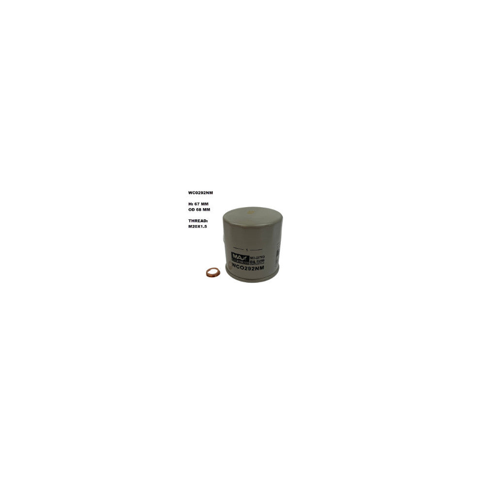 Wesfil OIL FILTER Z1215 MITSUBISHI/NISSAN - WCO292NM