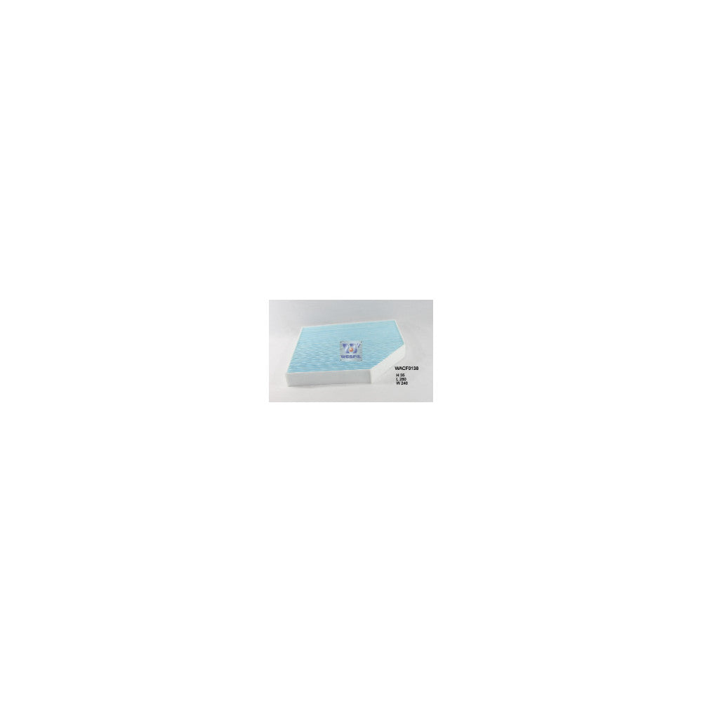 Wesfil CABIN FILTER RCA192P AUDIWACF0138